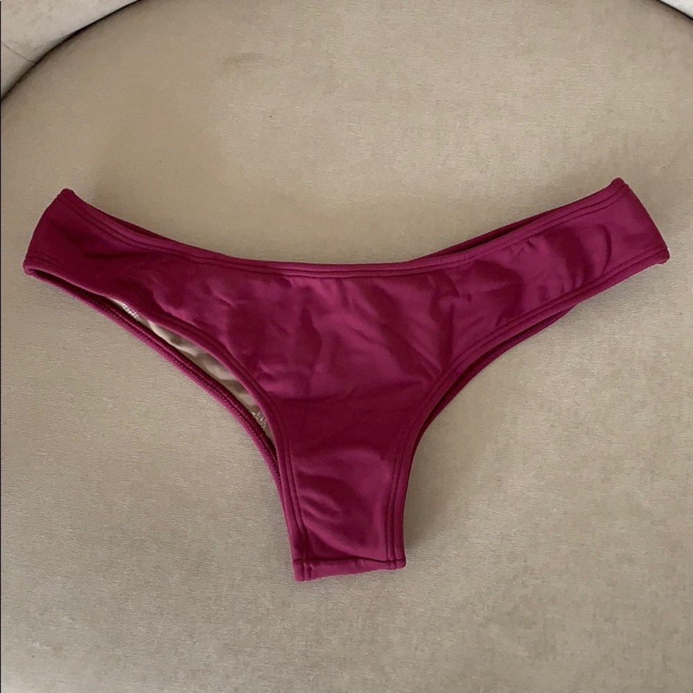 Midori Brayden Wine Bikini Bottoms - M